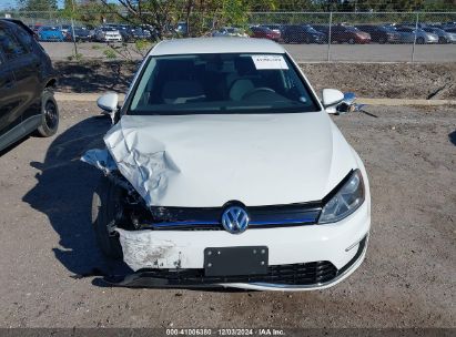 Lot #3048458673 2016 VOLKSWAGEN E-GOLF SE