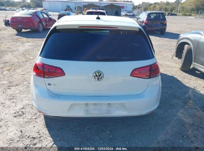 Lot #3048458673 2016 VOLKSWAGEN E-GOLF SE