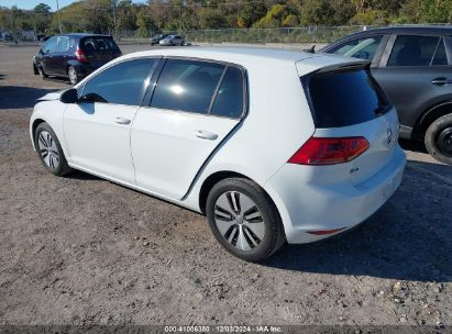 Lot #3048458673 2016 VOLKSWAGEN E-GOLF SE