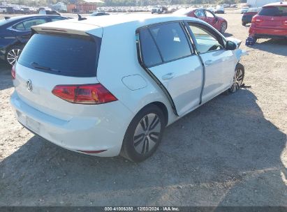 Lot #3048458673 2016 VOLKSWAGEN E-GOLF SE