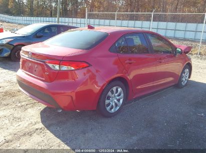 Lot #3036722019 2020 TOYOTA COROLLA LE