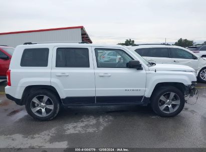 Lot #3035081035 2017 JEEP PATRIOT HIGH ALTITUDE FWD