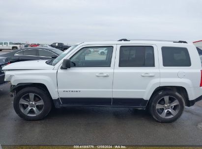 Lot #3035081035 2017 JEEP PATRIOT HIGH ALTITUDE FWD