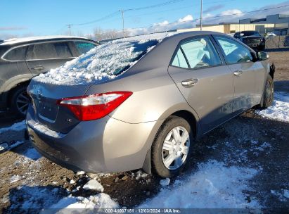 Lot #3034051382 2014 TOYOTA COROLLA LE