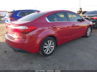 Lot #3035092951 2014 KIA FORTE EX