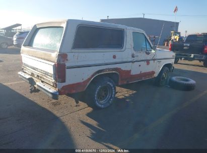 Lot #3035088907 1982 FORD BRONCO U100