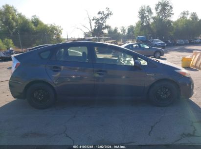 Lot #3035707904 2014 TOYOTA PRIUS TWO