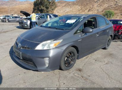 Lot #3035707904 2014 TOYOTA PRIUS TWO