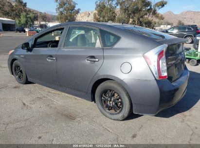 Lot #3035707904 2014 TOYOTA PRIUS TWO