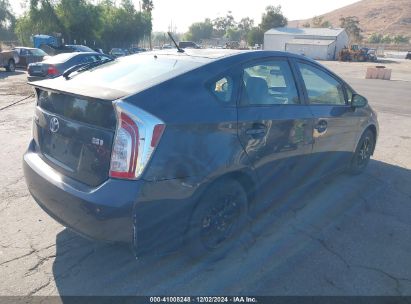 Lot #3035707904 2014 TOYOTA PRIUS TWO