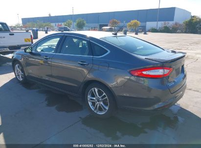 Lot #3037532406 2015 FORD FUSION ENERGI TITANIUM