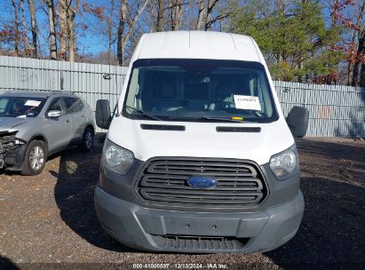 Lot #3037529377 2017 FORD TRANSIT-250 HIGH ROOF CARGO VAN