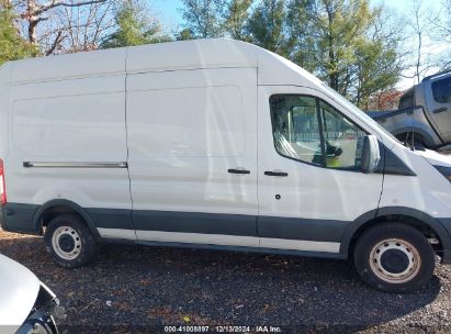 Lot #3037529377 2017 FORD TRANSIT-250 HIGH ROOF CARGO VAN