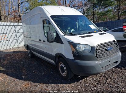 Lot #3037529377 2017 FORD TRANSIT-250 HIGH ROOF CARGO VAN