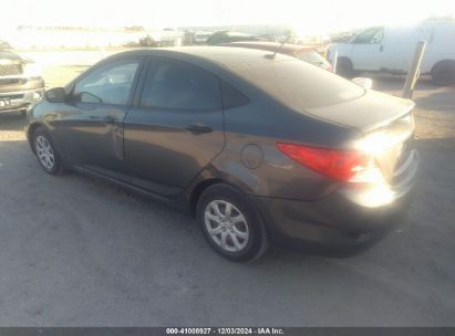 Lot #3035080997 2012 HYUNDAI ACCENT GLS