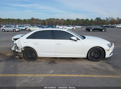 Lot #3034472676 2018 AUDI A4 2.0T PREMIUM/2.0T TECH PREMIUM