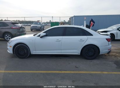 Lot #3034472676 2018 AUDI A4 2.0T PREMIUM/2.0T TECH PREMIUM