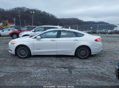 Lot #3042566475 2014 FORD FUSION HYBRID TITANIUM