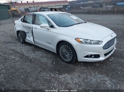 Lot #3042566475 2014 FORD FUSION HYBRID TITANIUM