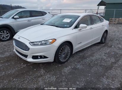 Lot #3042566475 2014 FORD FUSION HYBRID TITANIUM