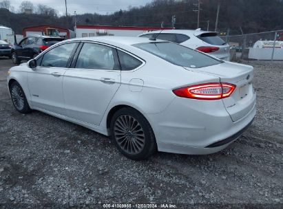 Lot #3042566475 2014 FORD FUSION HYBRID TITANIUM