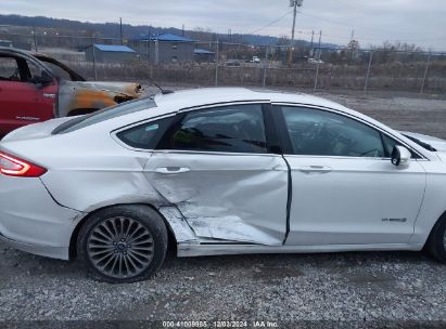 Lot #3042566475 2014 FORD FUSION HYBRID TITANIUM