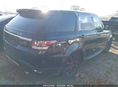 Lot #3046377271 2017 LAND ROVER RANGE ROVER SPORT 3.0L V6 TURBOCHARGED DIESEL HSE TD6