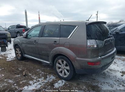 Lot #3034051207 2012 MITSUBISHI OUTLANDER GT