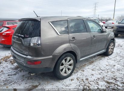 Lot #3034051207 2012 MITSUBISHI OUTLANDER GT