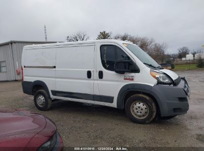 Lot #3042566341 2017 RAM PROMASTER 1500 LOW ROOF 136 WB