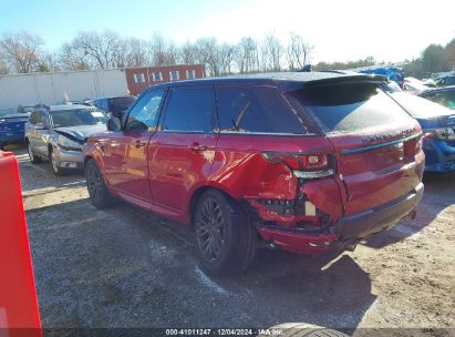 Lot #3045351526 2016 LAND ROVER RANGE ROVER SPORT 3.0L V6 SUPERCHARGED HSE