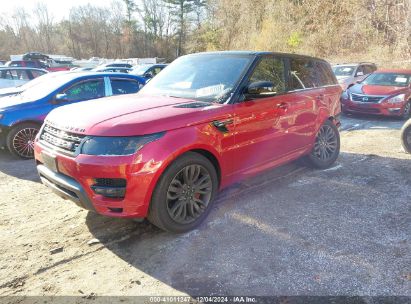 Lot #3045351526 2016 LAND ROVER RANGE ROVER SPORT 3.0L V6 SUPERCHARGED HSE