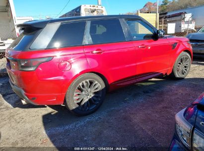 Lot #3045351526 2016 LAND ROVER RANGE ROVER SPORT 3.0L V6 SUPERCHARGED HSE