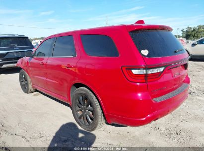 Lot #3034051070 2018 DODGE DURANGO SXT RWD