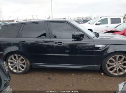 Lot #3050078209 2014 LAND ROVER RANGE ROVER SPORT 3.0L V6 SUPERCHARGED HSE