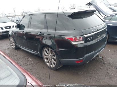 Lot #3050078209 2014 LAND ROVER RANGE ROVER SPORT 3.0L V6 SUPERCHARGED HSE