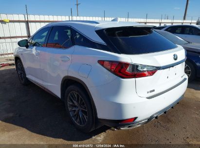 Lot #3053061393 2022 LEXUS RX 350 F SPORT HANDLING