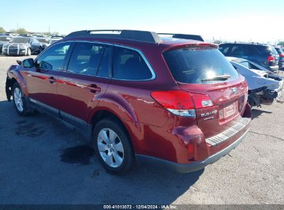 Lot #3035088868 2012 SUBARU OUTBACK 2.5I PREMIUM