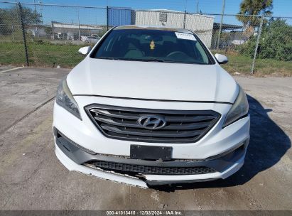 Lot #3034051043 2015 HYUNDAI SONATA SPORT