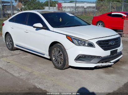 Lot #3034051043 2015 HYUNDAI SONATA SPORT