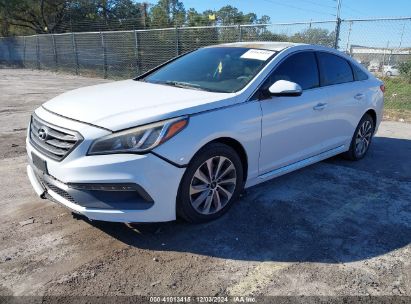 Lot #3034051043 2015 HYUNDAI SONATA SPORT