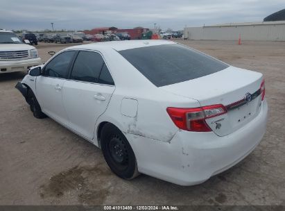 Lot #3037529348 2012 TOYOTA CAMRY HYBRID XLE