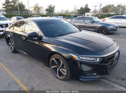 Lot #3053068282 2019 HONDA ACCORD SPORT