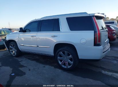 Lot #3035092576 2017 CADILLAC ESCALADE PLATINUM