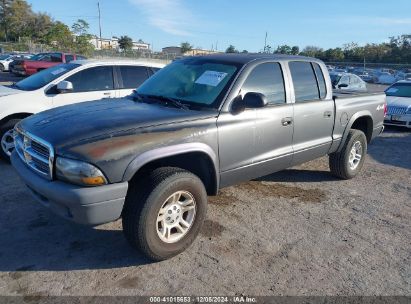 Lot #3057074432 2004 DODGE DAKOTA SPORT/SXT