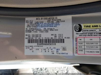 Lot #3052072944 2010 FORD FUSION SE