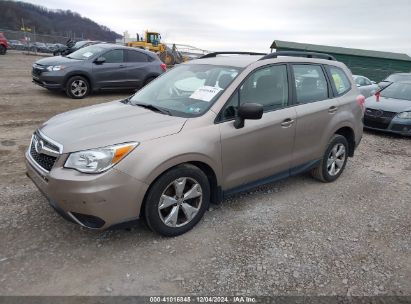 Lot #3052072938 2015 SUBARU FORESTER 2.5I