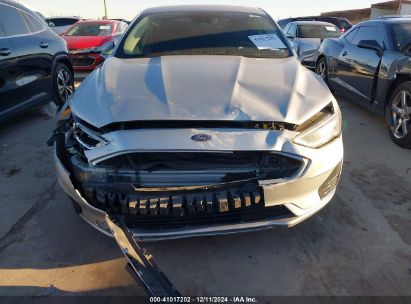 Lot #3053061327 2019 FORD FUSION HYBRID SEL