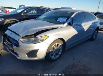 Lot #3053061327 2019 FORD FUSION HYBRID SEL