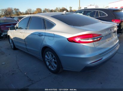 Lot #3053061327 2019 FORD FUSION HYBRID SEL